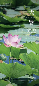大暑海報(bào)設(shè)計(jì)