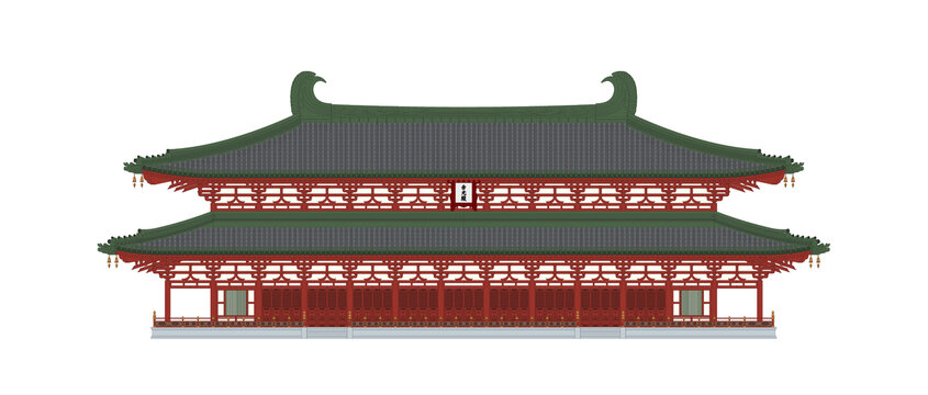 大殿彩色