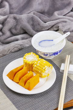 南瓜玉米營養早餐