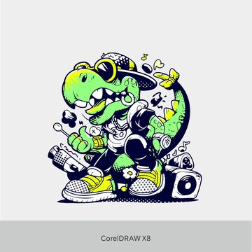 嘻哈恐龍
