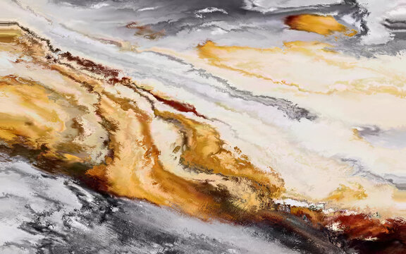 大氣水墨抽象畫