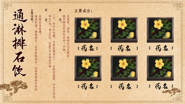 中藥功能介紹表