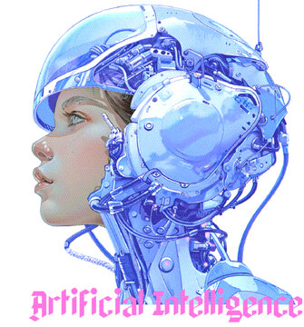 科幻少女太空宇航員宇宙素材