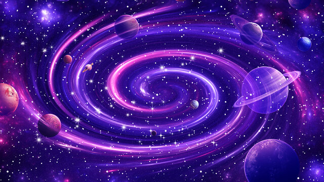 旋渦宇宙星空星球星系太空