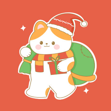 圣誕節(jié)小貓