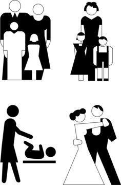 家庭一家人