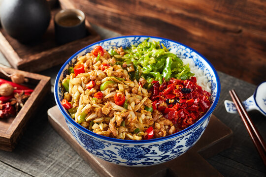 小炒壇子菜飯
