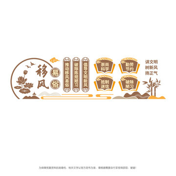 移風易俗文化墻