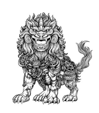 諦聽神獸插畫