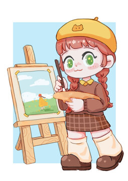 小畫家Q版插畫