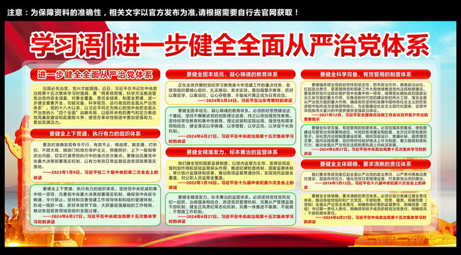 進(jìn)一步健全全面從嚴(yán)治黨體系
