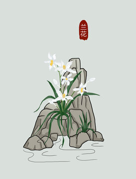 梅蘭竹菊四君子之蘭