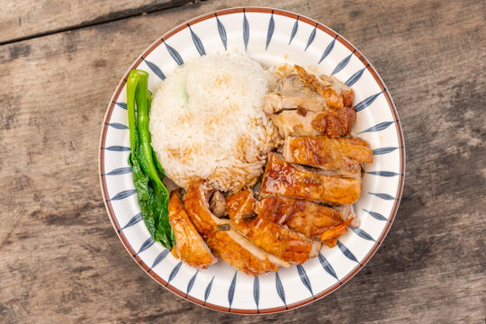 雞扒滑蛋飯