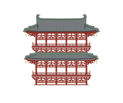 大明宮偏樓彩色