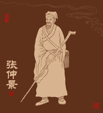 張仲景畫像