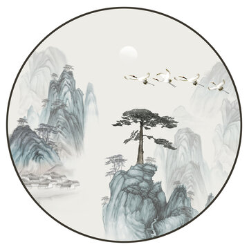 古典中式山水畫