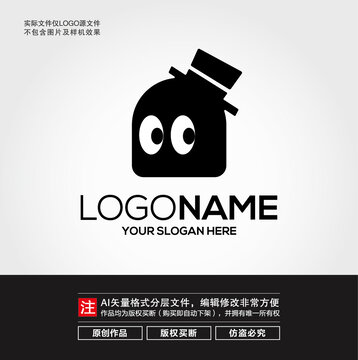 卡通小紳士LOGO