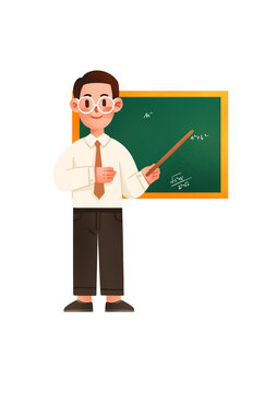 教師節(jié)人物插畫