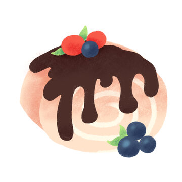 藍(lán)莓草莓軟糖小蛋糕