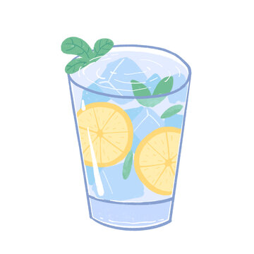 一杯檸檬冰飲
