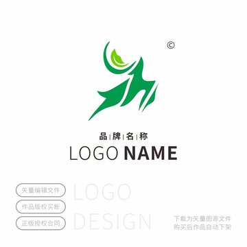 麋鹿蘇字LOGO