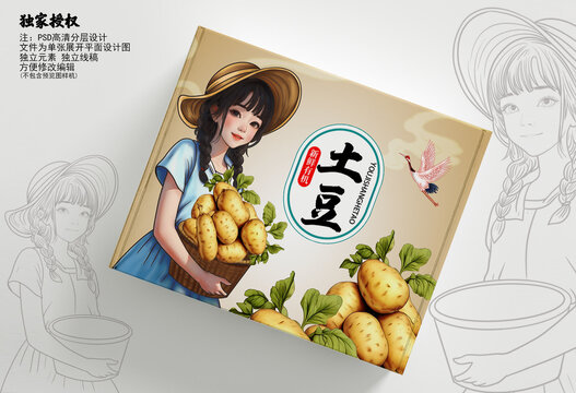 土豆包裝