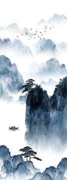 新中式意境山水畫(huà)