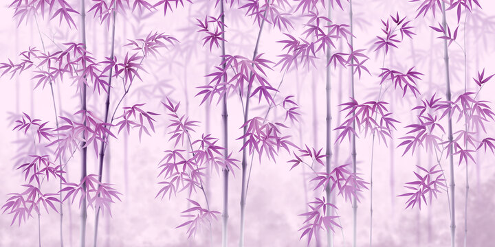 新中式竹子畫