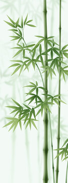 新中式竹子畫