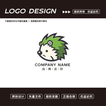 刺猬logo標(biāo)志