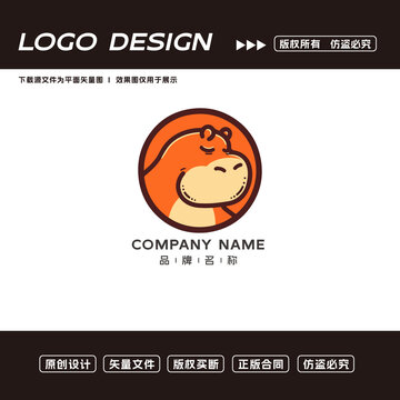 河馬logo標(biāo)志