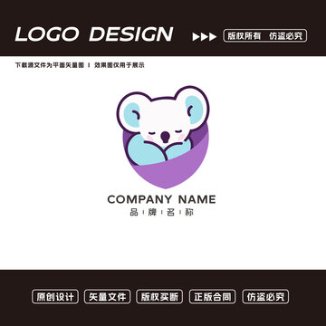 樹(shù)袋熊logo標(biāo)志