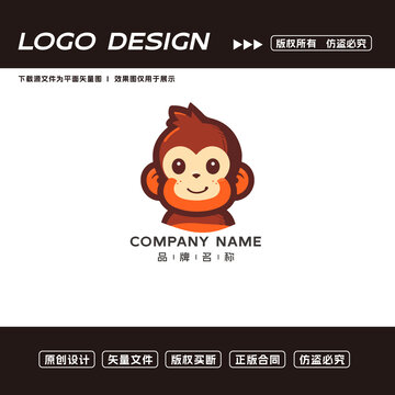 猴子logo
