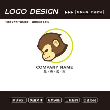猴子logo標(biāo)志