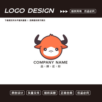 牛logo標(biāo)志
