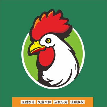 矢量雞標(biāo)志