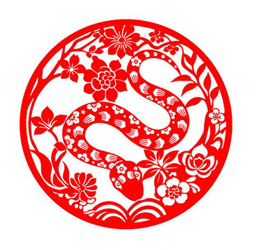 蛇年剪紙窗花設(shè)計(jì)