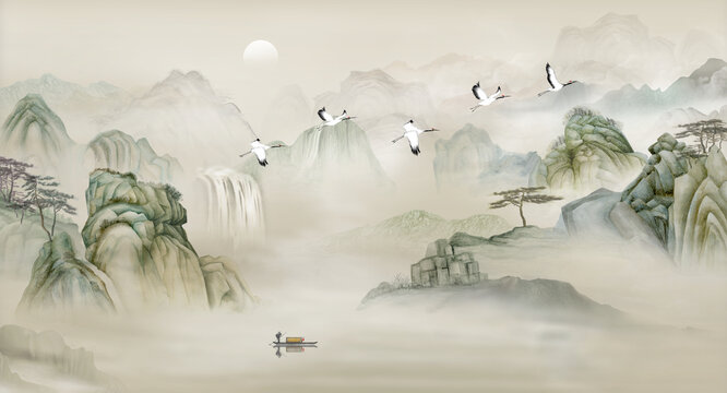 山水國畫
