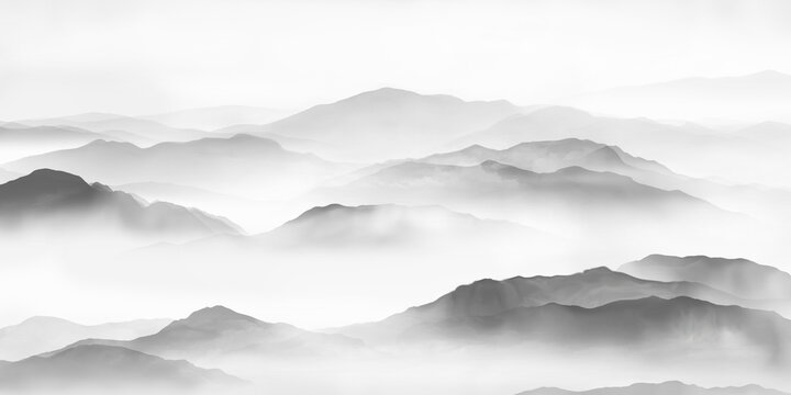 水墨山水圖