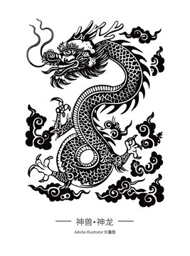 龍圖案
