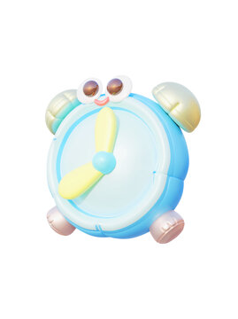 3D卡通可愛(ài)膨脹風(fēng)開(kāi)學(xué)文具鬧鐘