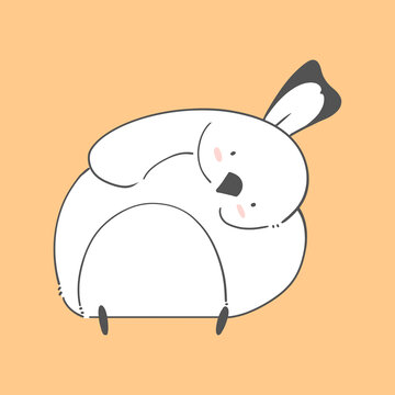 長尾山雀可愛卡通圖案