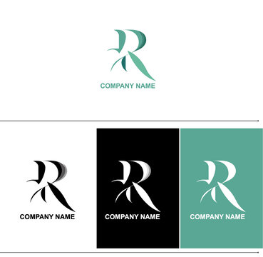 字母R服裝logo