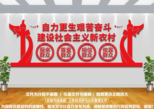 建設(shè)新農(nóng)村黨建文化墻