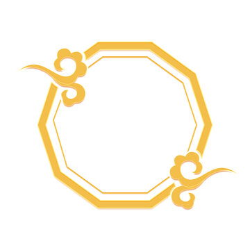 國(guó)潮風(fēng)金色邊框