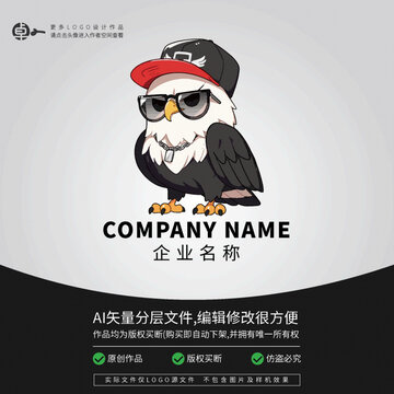 老鷹潮牌網(wǎng)紅潮玩卡通LOGO