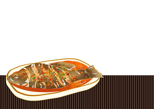 安徽特色美食小吃臭鱖魚