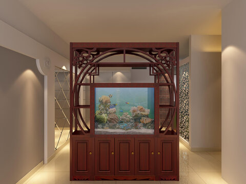 博古架魚缸