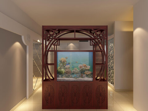 博古架魚缸