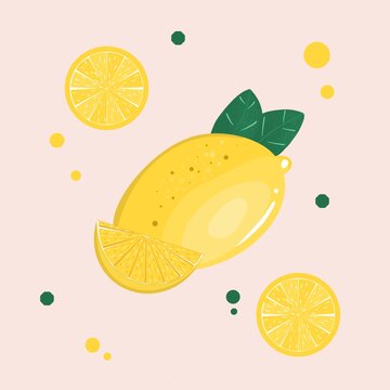 原創(chuàng)檸檬插畫